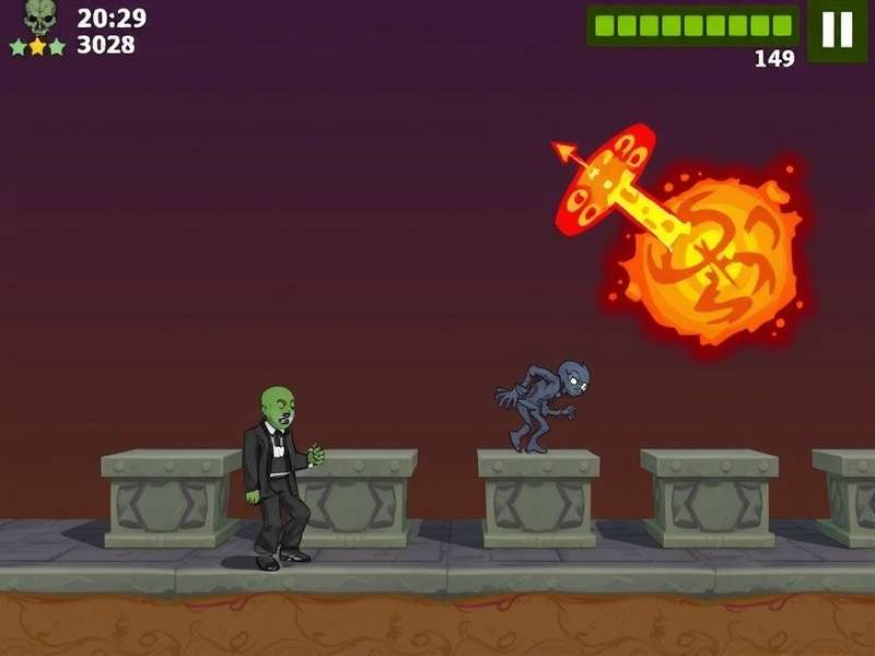 Different zombie types in Deadly Zombie Sprint