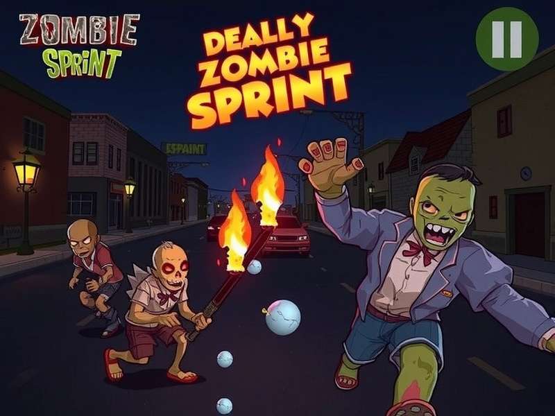 Deadly Zombie Sprint Gameplay Screenshot